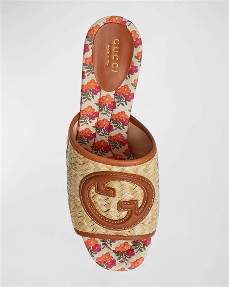 gucci signature slide sandal replica|authenticate gucci marmont raffia slides.